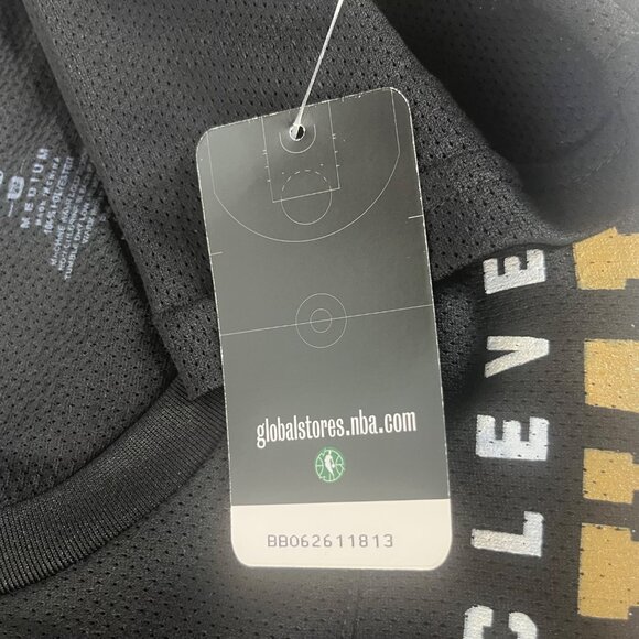 Cleveland Cavaliers NBA Jersey Shirt Womens Medium Black Mesh New - Picture 11 of 11